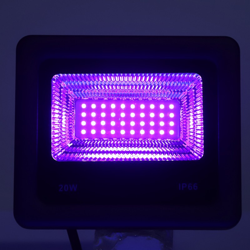 20W UV LED Cleaning Light Mite Removal Waterproof Ultraviolet Cleaning