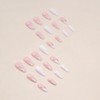 Medium Press on Nails Almond Fake Nails Artificial Full Cover