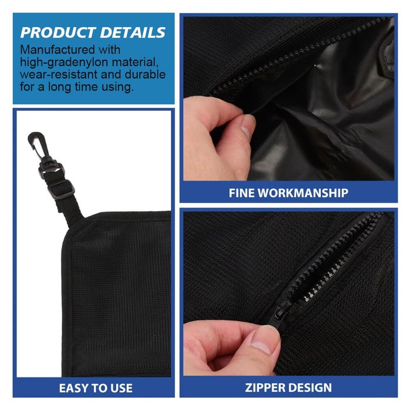 Paddleboard Deck Bag,Stand up Paddle Board Pouch,Mesh Storage Bag SUP