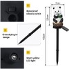 Solar Panda Lamp, Garden Decoration Resin Cute Animal Lamp, Wireless