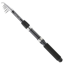 Tripquips 6.9FT Telescopic Fishing Rod - Lightweight Spinning Fishing Pole for Freshwater and Saltwater Anglers(6.9ft Black)