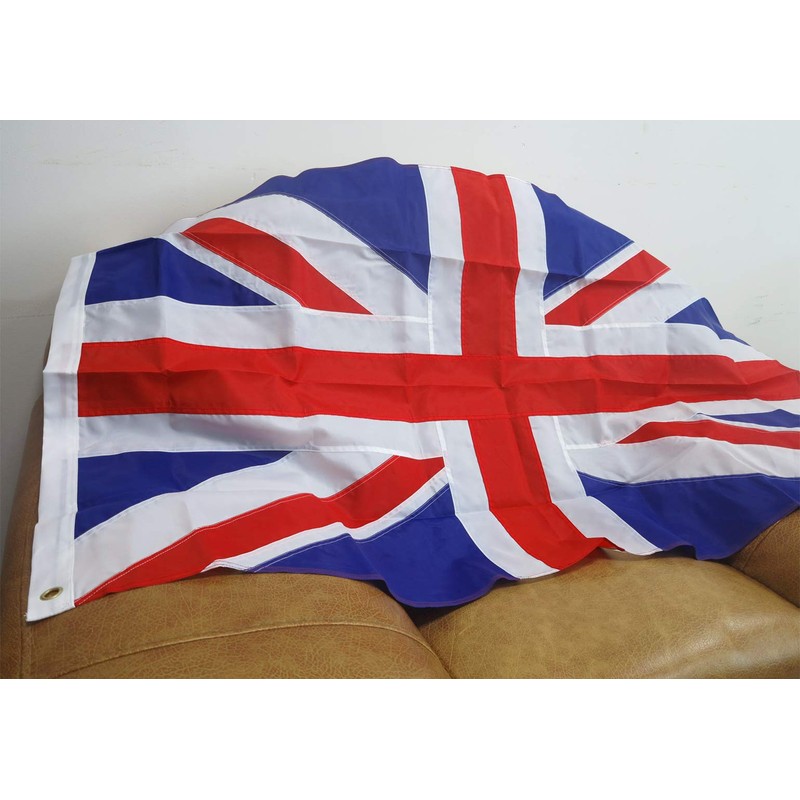 Heavy Duty British Flag 3x5 FT Outdoor, Longest Lasting Oxford