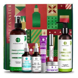 Kit Facial Edición Limitada Navidad 2025 Serum Niacinamida Ácido Glicólico Salicílico Pestañas Crema Lifting Ojos Gel Limpiador Tónico Antimanchas