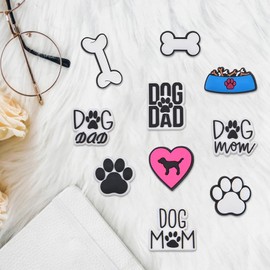 dog croc charms - 10PCS Croc Charms, Funny Croc Charms, Cute Cartoon Dog Shoe Clips, Dog Shoe Decoration Charms, DIY Croc Accessories, Animal Croc Charms, Croc Charms for Adults, Charms for Kids