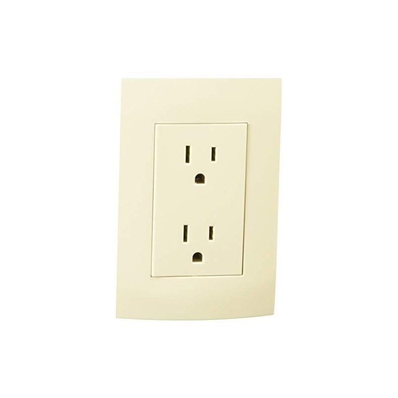 Leviton X03-UTOMA-PCM Receptáculo Dúplex con Tierra 15A 125/250V, Marfil Con
