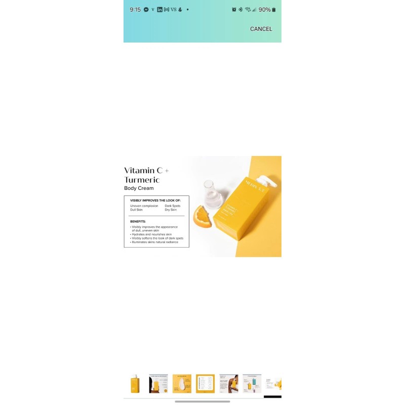 Medix 5.5 Vitamin C And Tumeric Body Cream