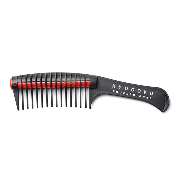 Kyogoku Roller Jumbo Comb Comb Styling Coloring Comb with Roller Non-Stick Comb Hair Coloring Comb Spinning Comb Coloring Comb for Women Men