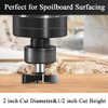CNC Spoilboard Surfacing Router Bit, 1/2 Inch Shank Slab Flattening