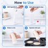 2 Pack Pancake Batter Dispenser Bottle with Whisk Ball, 1000ml