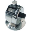 Four Digits Metal Hand Tally Counter, Clicker with Base