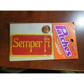 NEW Vintage Voyager Semper Fi USMC Marines Embroider Military Patch Iron-on, sew