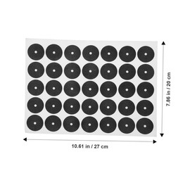 KOMBIUDA Billiards Stickers Pool Table Necessity Patches 2 Sheets of Snooker Spot Stickers for Accurate Ball Positioning