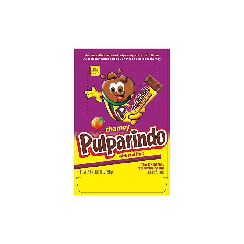De la Rosa pulparindo 20 pack, tamarind candy (CHAMOY)
