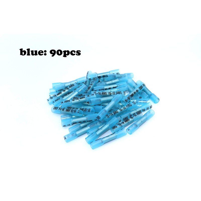 FGen 210pcs Heat Shrinkable Terminals, Crimp Wire Connectors, Waterproof Insulated