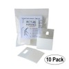 Picture Hangers Adhesive - 10 Pack - Plastic Sawtooth Adhesive