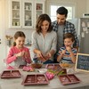 1Pack Chocolate Bar Mold Deep 1 Inch, Non-Stick Chocolate Molds,