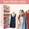 Weekly Clothes Organizer for Kids, Days of The Week Clothes