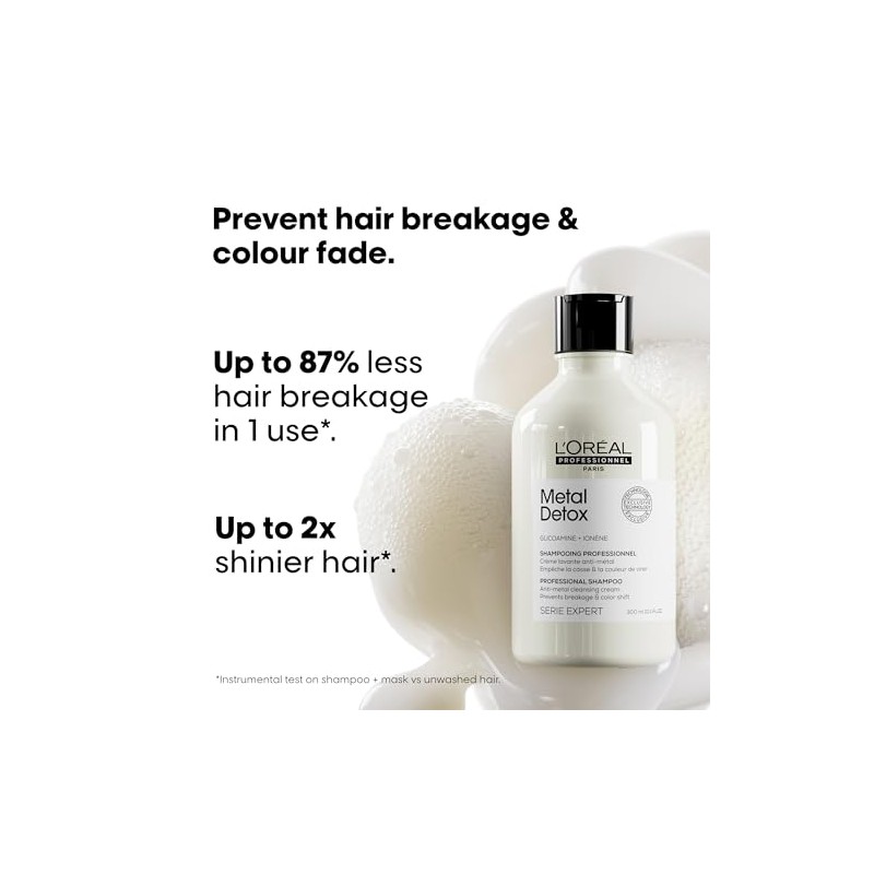 L'Oreal Professionnel Serie Expert DUO Metal Detox Shampoo 300ml and