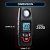 Light Meter Wireless Lux Meter, 0.1~200,000 Lux Range Light Meter