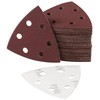 MIDO Professional Abrasive Triangle Sanding Pads 50 Pcs 93 mm