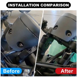 Motorcycle Handlebar Risers, PSLER CNC Handle Bar Risers, Motorcycle Risers, Compatible with Rebel 500 Rebel 300 Rebel 1100 CMX 500 CMX 1100 CMX 300 CMX 250 2017 2018 2019 2020 2021 2022 2023