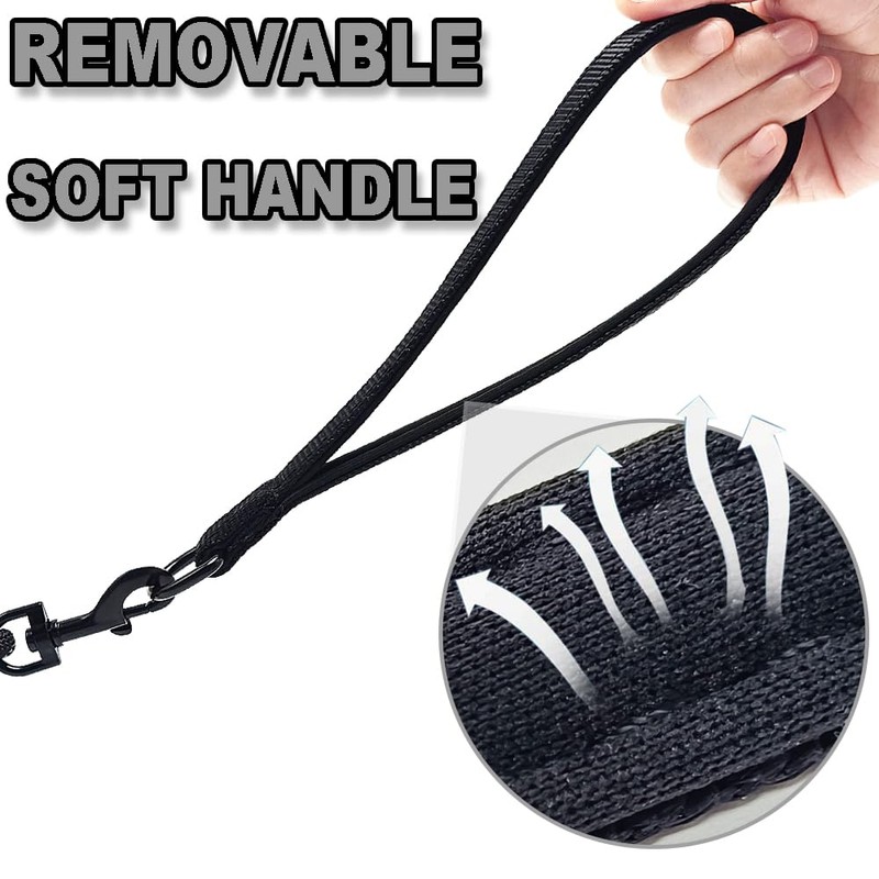 Boswany Long Leash for Small Dogs, 8FT/12FT/20FT/30FT/50FT/65FT/75FT/100FT Reflective Rope Training