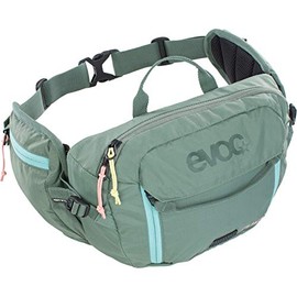 EVOC, Hip Pack 3L + 1.5L Bladder, Hydration Bag, Volume: 3L, Bladder: Included (1.5L), Olive