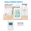 Wireless Freezer Thermometer with Alarm, Temracha Upgraded Digital Fridge Thermometer
