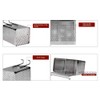 TOPINCN Kitchen Utensil Storage Holder, Stainless Steel Utensil Container Hanging