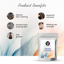 Aayuleubeda Badi Care ABC 100% Pure & Natural Henna Powder | Henna For Smooth | Silky Hair| Chemical Free |Hair Dye | Tattoos | Body Art Quality-227g (8 oz)