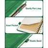 WEMATE Spiral Password Book with Alphabetical Tabs, Small, for Seniors,