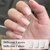 COSMOO- Esmalte de uñas de secado rápido blanco lechoso de