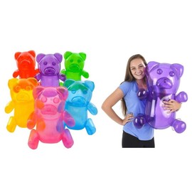 6 Inflatable Gummy Bears 24 Inches Tall Party Decorations Photo Ops CandyLand