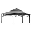SCOCANOPY Replacement roof for Target Madaga Gazebo Model L-GZ136PST,Grey