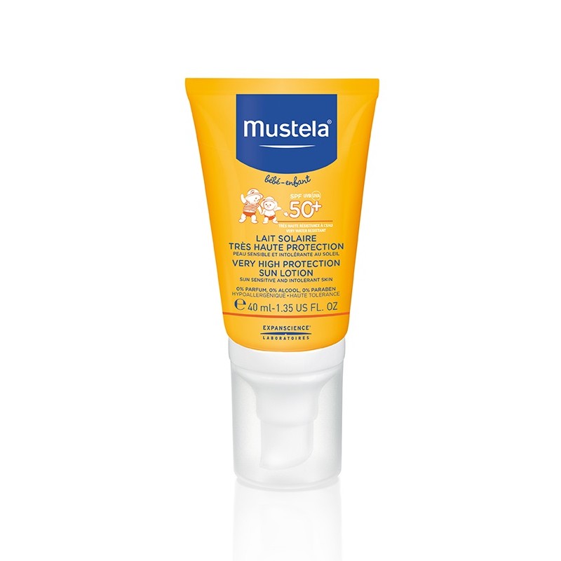 Mustela SPF50+ Very High Protection Sun Lotion 40ml