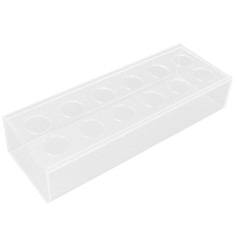 Clear Acrylic Vase Rectangular Elegant Centerpiece Flower Vase for Home