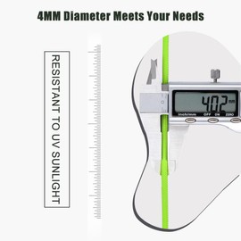 WEREWOLVES 650lb Paracord/Parachute Cord - 9 Strand Paracord Rope - 100', 200' Spools of Parachute Cord, Type III Paracord for Camping, Hiking and Survival (Safety Green, 100 Feet)
