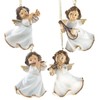 Logbuch-Verlag 4 Angels for Hanging Christmas Tree Decoration 7.5 cm