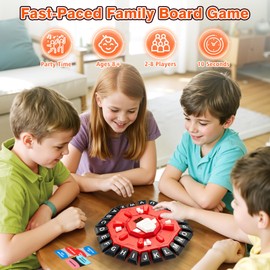 Words Storm Letters Game, Quick Word Game for Parties, Challength Games, Compact Board Games for Outdoor and Family Celebrations, Wavelength Inspired Board Games for 2-8 Players