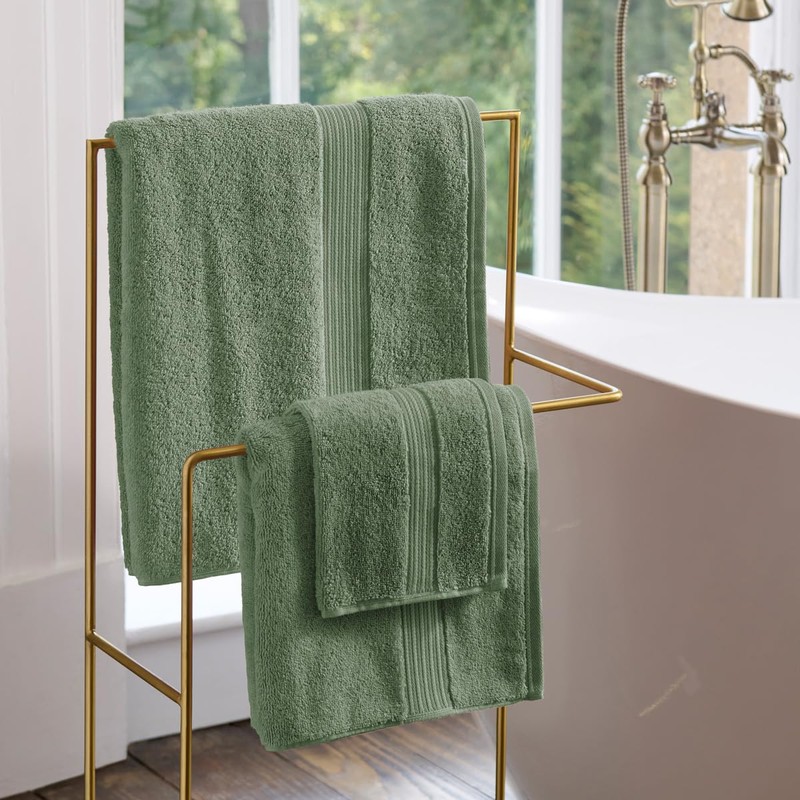 Christy Supreme Hygro 2 Hand Towels Set | Bay Leaf