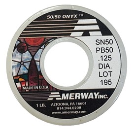 Amerway Onyx Stained Glass Soldering Wire
