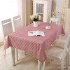 HomeT Cotton Linen Geometric Red & White Checked Tablecloth Gingham