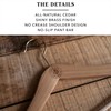 Cobbler's Choice Cedar Hanger (3-Pack), Naturally Absorbs Moisture, Eliminates Unwanted
