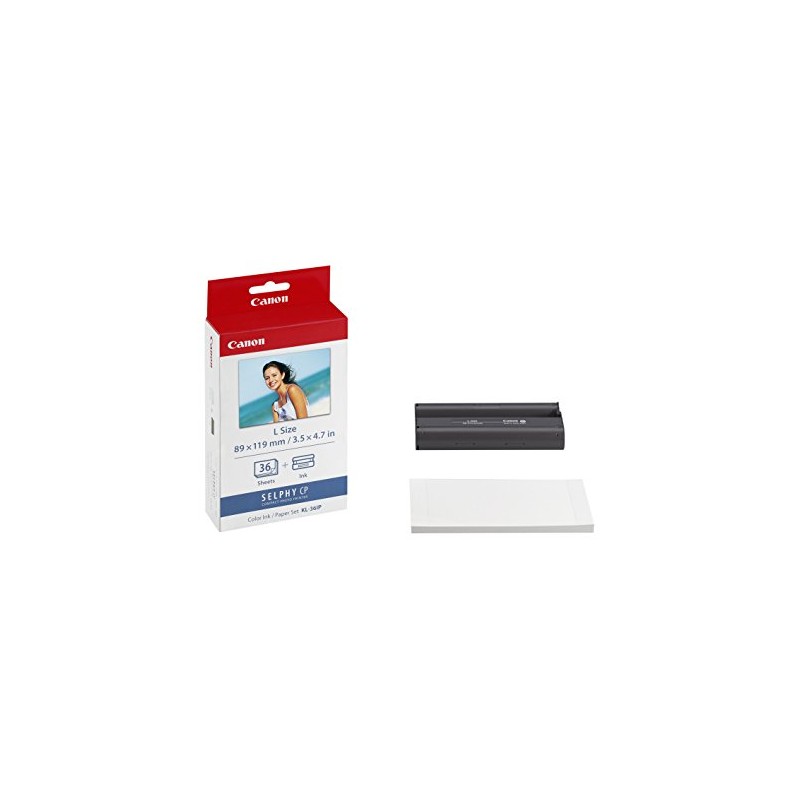Canon Selphy Ink and "L" Size Paper Set (7738A001)