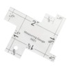 NX Garden Mini Sewing Measuring Gauge Transparent Acrylic Quilting Rulers