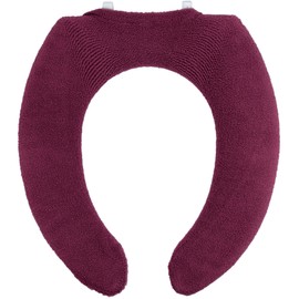 Color Shop U-Shaped Toilet Seat Cover, Deep Rose