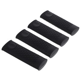 Cast Iron Handle Cover, 4PCS Heat Resistant Cast Iron Skillet Handle Cover, Hot Pan Handle Holder Sleeve