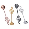 304 Stainless Steel Spoon Innovative Musical Notes Stirring Spoon for