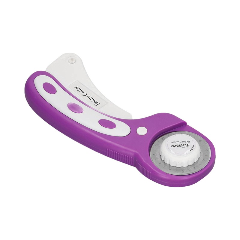 6pcs Purple Rotary Contour Cutter Set DIY Fabric Cutter Tools