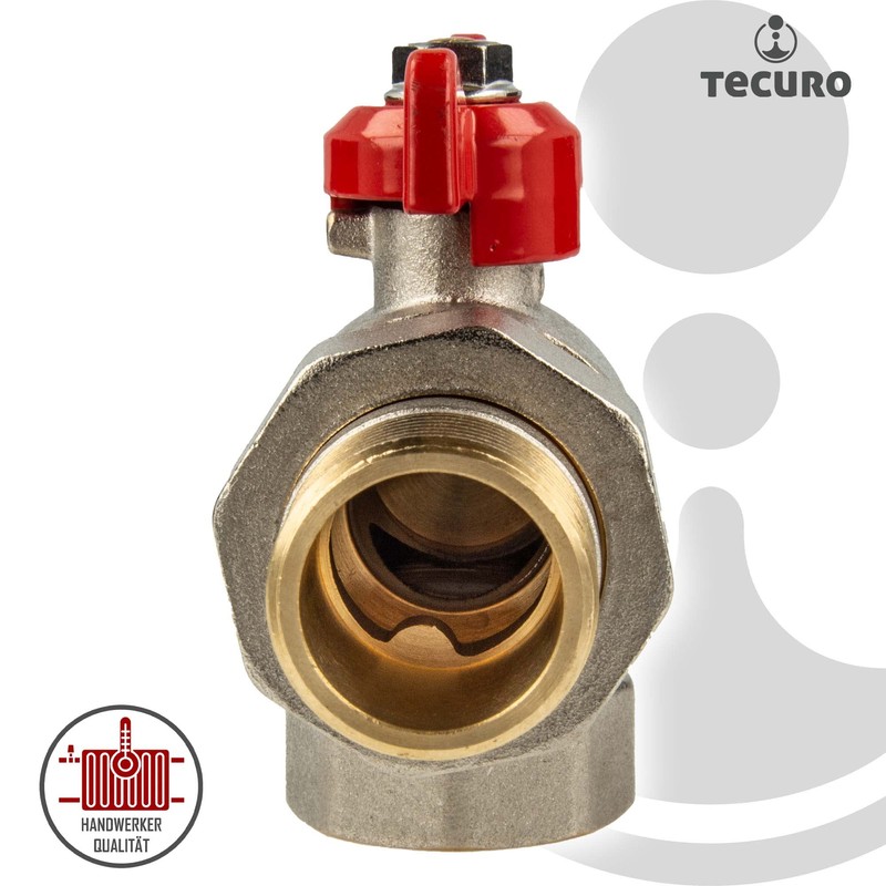 tecuro Angle Ball Valve, G 1 Inch x Internal Thread